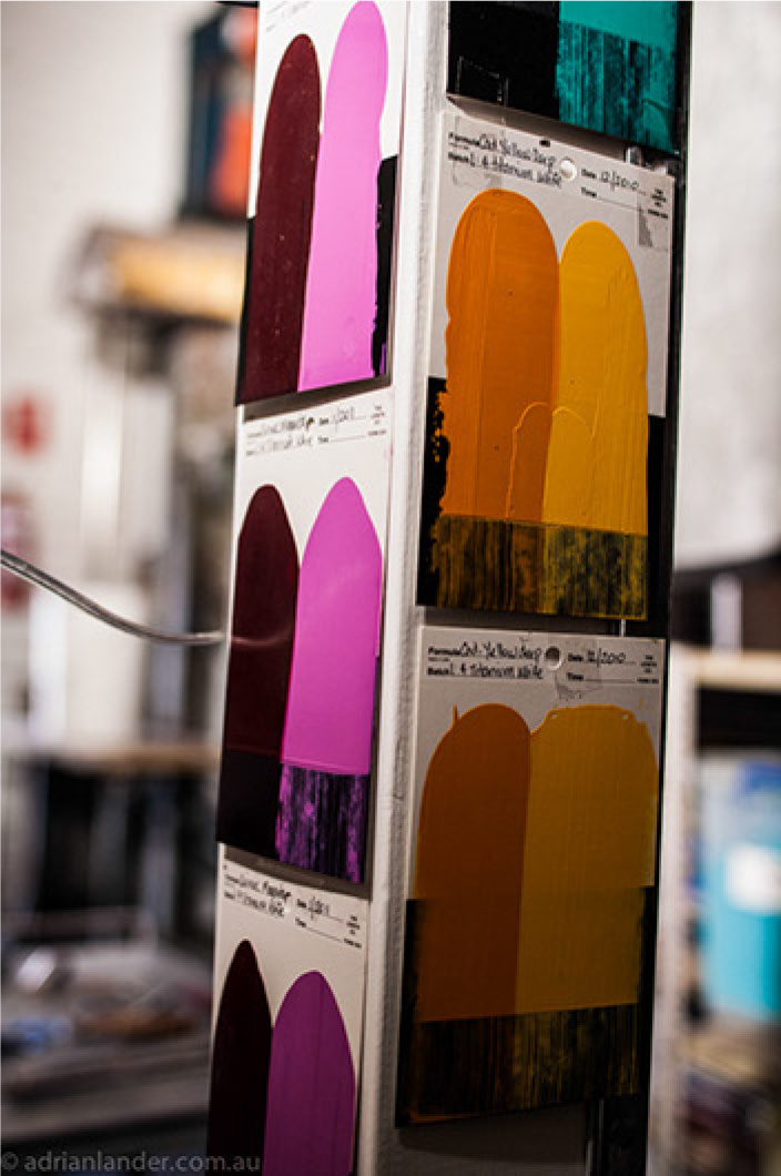 Langridge Oil Colour Chart